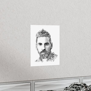 MESSI BLACK & WHITE POSTER MESSI BLACK & WHITE POSTER