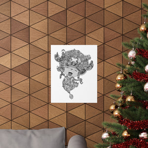 CHOPPER BLACK & WHITE POSTER CHOPPER BLACK & WHITE POSTER