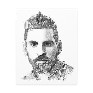 MESSI BLACK & WHITE CANVAS MESSI BLACK & WHITE CANVAS
