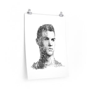 RONALDO BLACK & WHITE POSTER RONALDO BLACK & WHITE POSTER