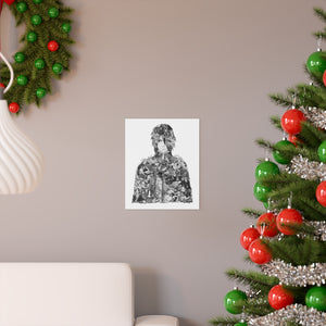 SASUKE BLACK & WHITE POSTER SASUKE BLACK & WHITE POSTER