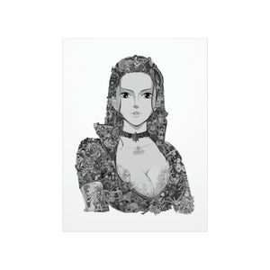 ROBIN BLACK & WHITE POSTER ROBIN BLACK & WHITE POSTER