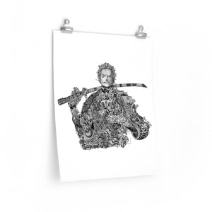 ZORO BLACK & WHITE POSTER ZORO BLACK & WHITE POSTER