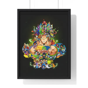 BROLY COLOR FRAMED POSTER BROLY COLOR FRAMED POSTER