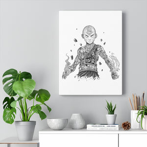 AANG BLACK & WHITE CANVAS AANG BLACK & WHITE CANVAS