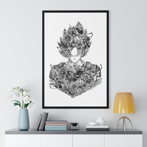 GOKU BLACK & WHITE FRAMED POSTER GOKU BLACK & WHITE FRAMED POSTER