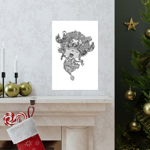 CHOPPER BLACK & WHITE POSTER CHOPPER BLACK & WHITE POSTER