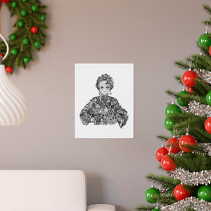 TANJIRO BLACK & WHITE POSTER TANJIRO BLACK & WHITE POSTER