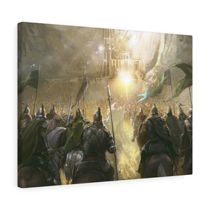 BATTLE OF HELM'S DEEP CANVAS BATTLE OF HELM'S DEEP CANVAS