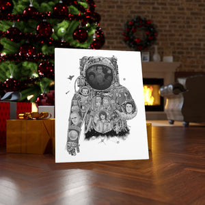 ASTRONAUT BLACK & WHITE CANVAS ASTRONAUT BLACK & WHITE CANVAS