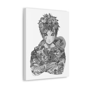 GAARA BLACK & WHITE CANVAS GAARA BLACK & WHITE CANVAS