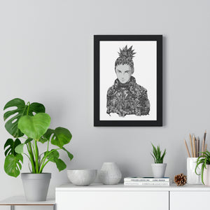 SHIKAMARU BLACK & WHITE FRAMED POSTER SHIKAMARU BLACK & WHITE FRAMED POSTER