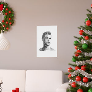RONALDO BLACK & WHITE POSTER RONALDO BLACK & WHITE POSTER