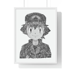 ASH BLACK & WHITE FRAMED POSTER ASH BLACK & WHITE FRAMED POSTER