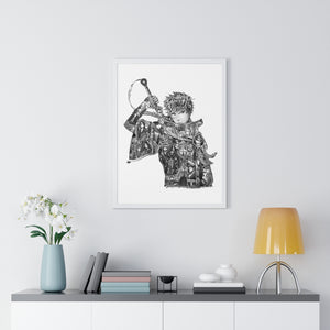 ICHIGO BLACK & WHITE FRAMED POSTER ICHIGO BLACK & WHITE FRAMED POSTER