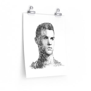 RONALDO BLACK & WHITE POSTER RONALDO BLACK & WHITE POSTER