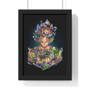 GOKU COLOR FRAMED POSTER GOKU COLOR FRAMED POSTER