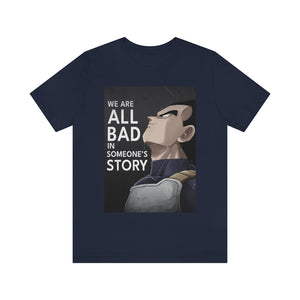 VEGETA WE ARE ALL BAD T-SHIRT VEGETA WE ARE ALL BAD T-SHIRT