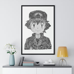 ASH BLACK & WHITE FRAMED POSTER ASH BLACK & WHITE FRAMED POSTER