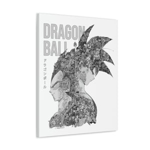 GOKU VEGETA BLACK & WHITE CANVAS GOKU VEGETA BLACK & WHITE CANVAS