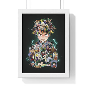 DEKU COLOR FRAMED POSTER DEKU COLOR FRAMED POSTER