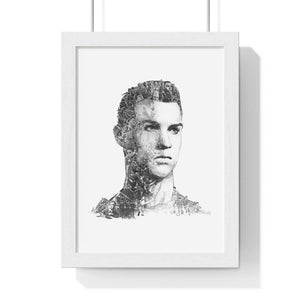 RONALDO BLACK & WHITE FRAMED POSTER RONALDO BLACK & WHITE FRAMED POSTER