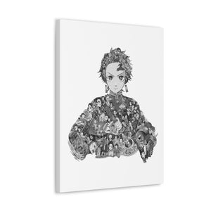 TANJIRO BLACK & WHITE CANVAS TANJIRO BLACK & WHITE CANVAS