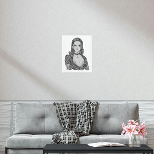 ROBIN BLACK & WHITE POSTER ROBIN BLACK & WHITE POSTER