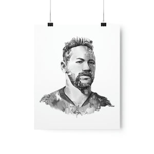 NEYMAR BLACK & WHITE POSTER NEYMAR BLACK & WHITE POSTER