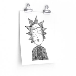 RICK BLACK & WHITE POSTER RICK BLACK & WHITE POSTER