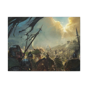BATTLE OF THE PELENNOR FIELDS CANVAS BATTLE OF THE PELENNOR FIELDS CANVAS