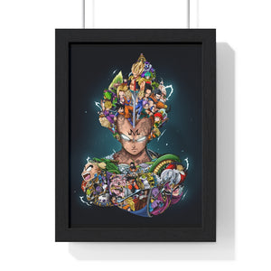 VEGETA COLOR FRAMED POSTER VEGETA COLOR FRAMED POSTER