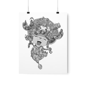 CHOPPER BLACK & WHITE POSTER CHOPPER BLACK & WHITE POSTER