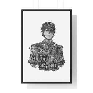 ZUKO BLACK & WHITE FRAMED POSTER ZUKO BLACK & WHITE FRAMED POSTER