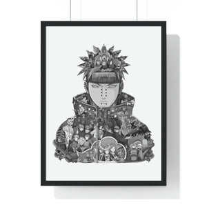 PAIN BLACK & WHITE FRAMED POSTER PAIN BLACK & WHITE FRAMED POSTER