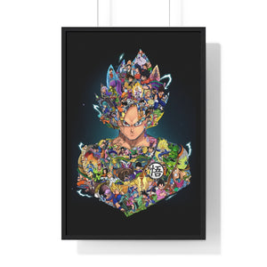 GOKU COLOR FRAMED POSTER GOKU COLOR FRAMED POSTER