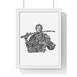 ZORO BLACK & WHITE FRAMED POSTER ZORO BLACK & WHITE FRAMED POSTER