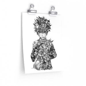 KILLUA BLACK & WHITE POSTER KILLUA BLACK & WHITE POSTER