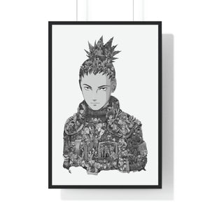 SHIKAMARU BLACK & WHITE FRAMED POSTER SHIKAMARU BLACK & WHITE FRAMED POSTER