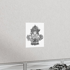 BROLY BLACK & WHITE POSTER BROLY BLACK & WHITE POSTER