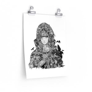 ITACHI BLACK & WHITE POSTER ITACHI BLACK & WHITE POSTER