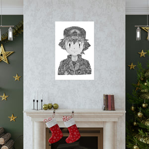 ASH BLACK & WHITE POSTER ASH BLACK & WHITE POSTER