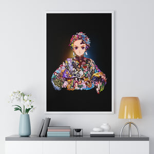 TANJIRO COLOR FRAMED POSTER TANJIRO COLOR FRAMED POSTER