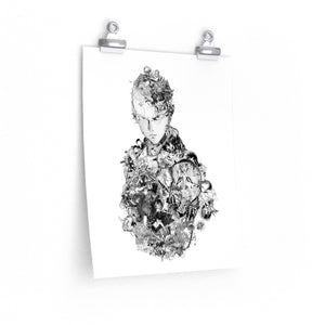 SAITAMA BLACK & WHITE POSTER SAITAMA BLACK & WHITE POSTER