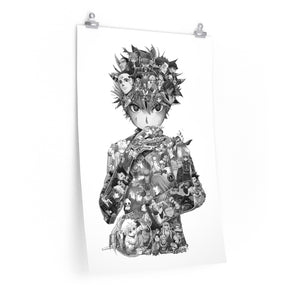 KILLUA BLACK & WHITE POSTER KILLUA BLACK & WHITE POSTER