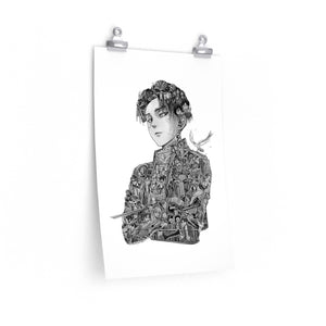 LEVI BLACK & WHITE POSTER LEVI BLACK & WHITE POSTER