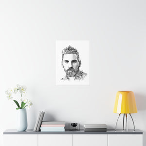 MESSI BLACK & WHITE POSTER MESSI BLACK & WHITE POSTER