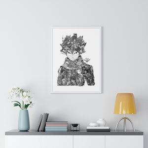 NATSU BLACK & WHITE FRAMED POSTER NATSU BLACK & WHITE FRAMED POSTER