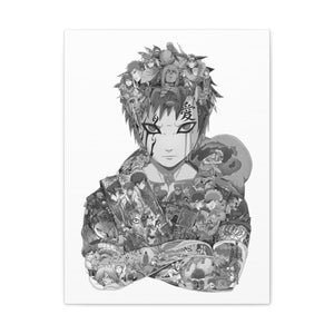 GAARA BLACK & WHITE CANVAS GAARA BLACK & WHITE CANVAS