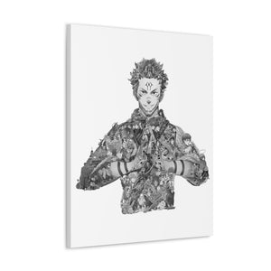 SUKUNA BLACK & WHITE CANVAS SUKUNA BLACK & WHITE CANVAS